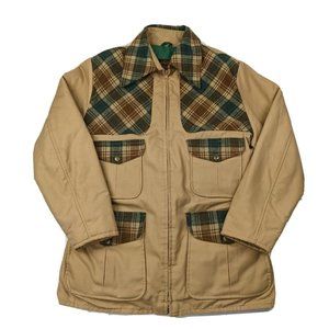 Eddie Bauer Coat Jacket Goose Down Insulated Field Jacket Mens L Chore Barn Work